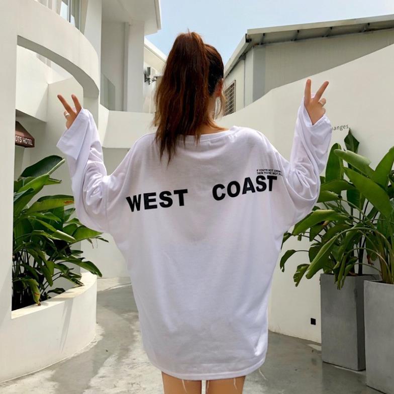 Áo thun tay dài form rộng WEST CAST form 70kg sành điệu B069 hsshop