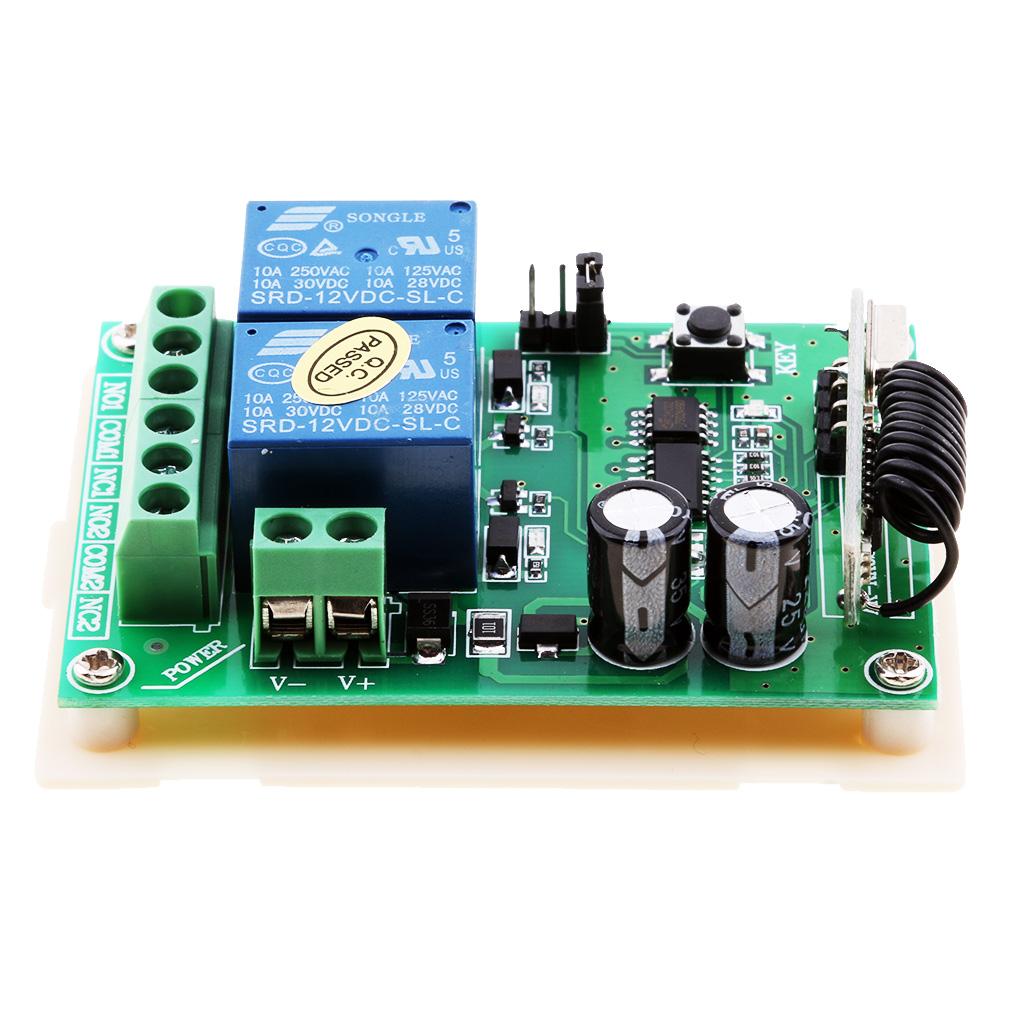 DC 12V 315MHZ Wireless Remote Control Relay Switch For Barrier Gate, Doors