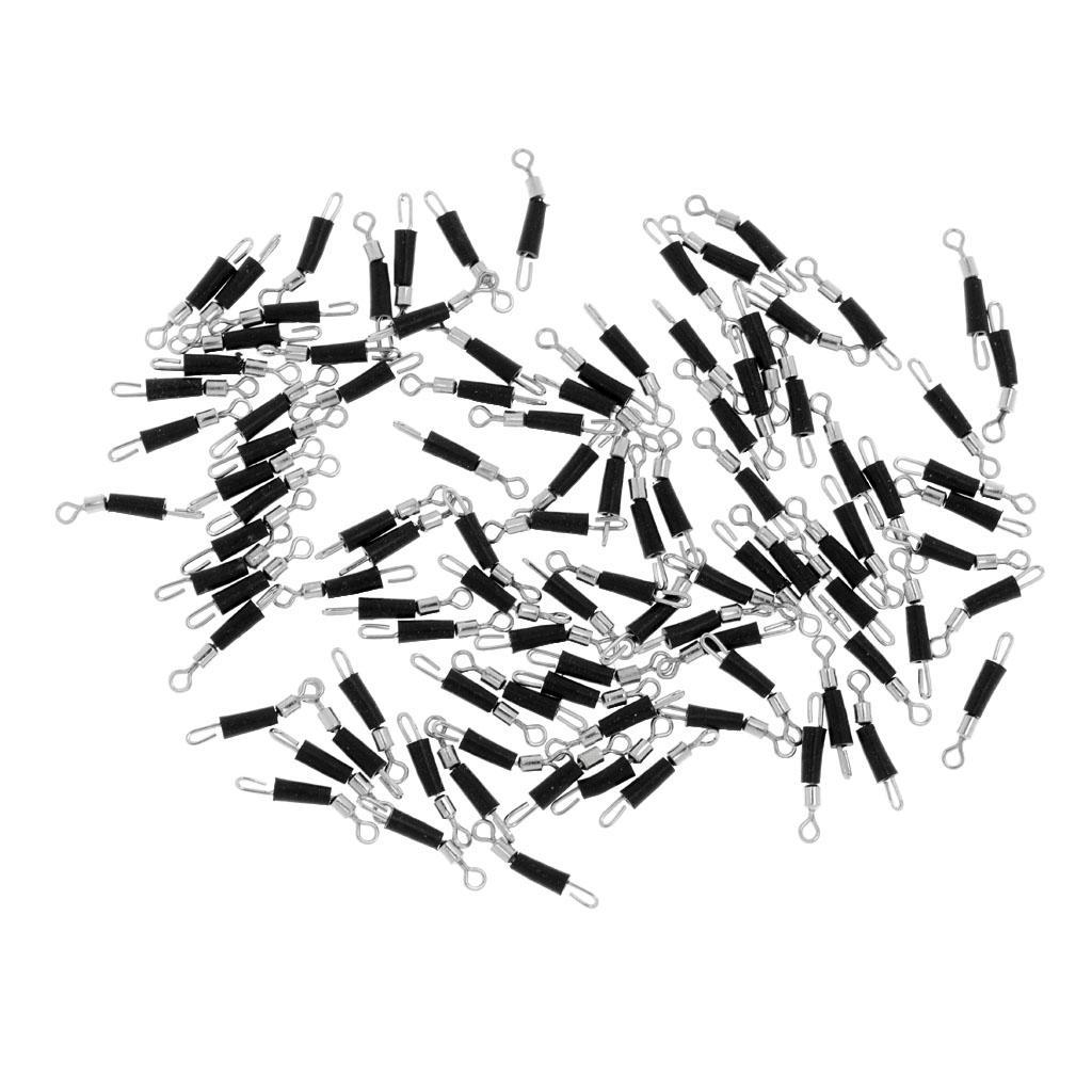 2-7pack Fishing Swivels Line Connector Quick Change Rolling Swivels Clip Swivels