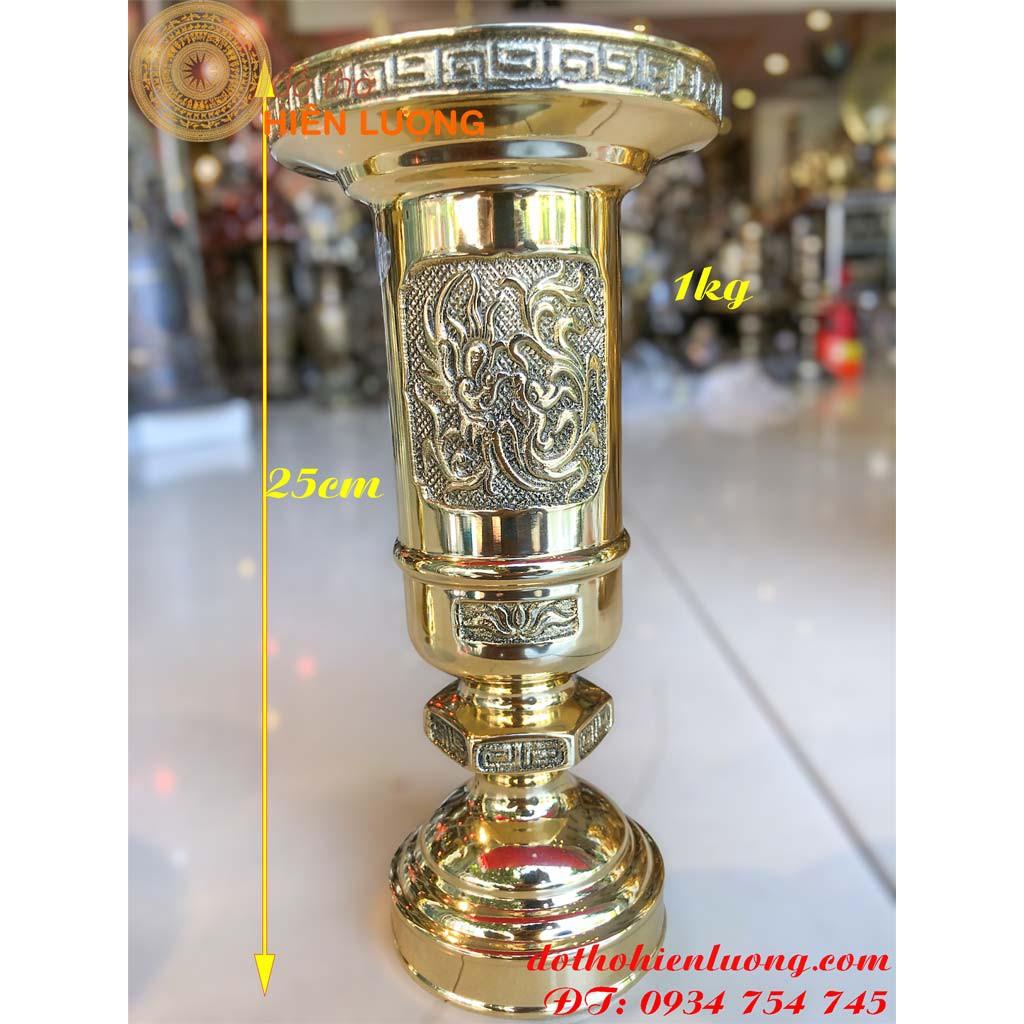Ống Hương Bằng Đồng Dáng Loe