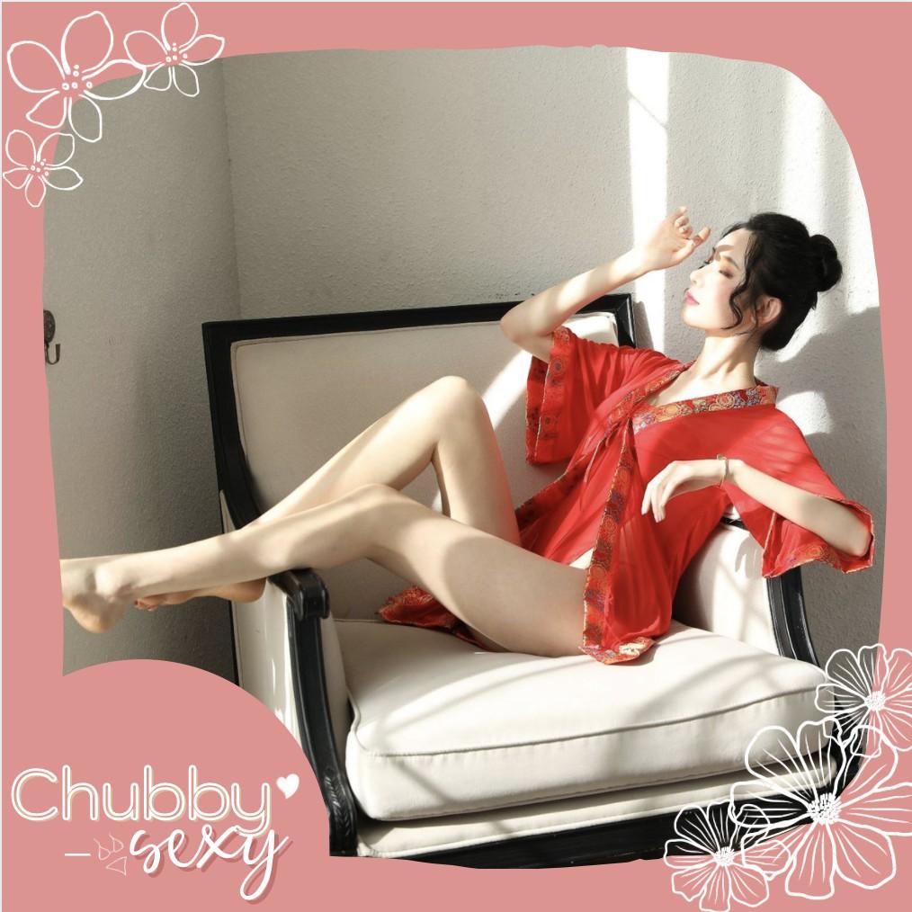 Cosplay Võ Tắc Thiên Trung Hoa Cực Gợi Tình Siêu Sexy Quyến Rũ - Set Đồ Lót Nữ Chất Liệu Ren-CPL23 - Chubby.Sexy