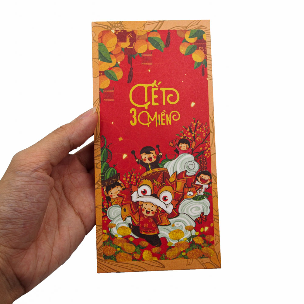 Tết 3 miền - Set 60 bao lì xì