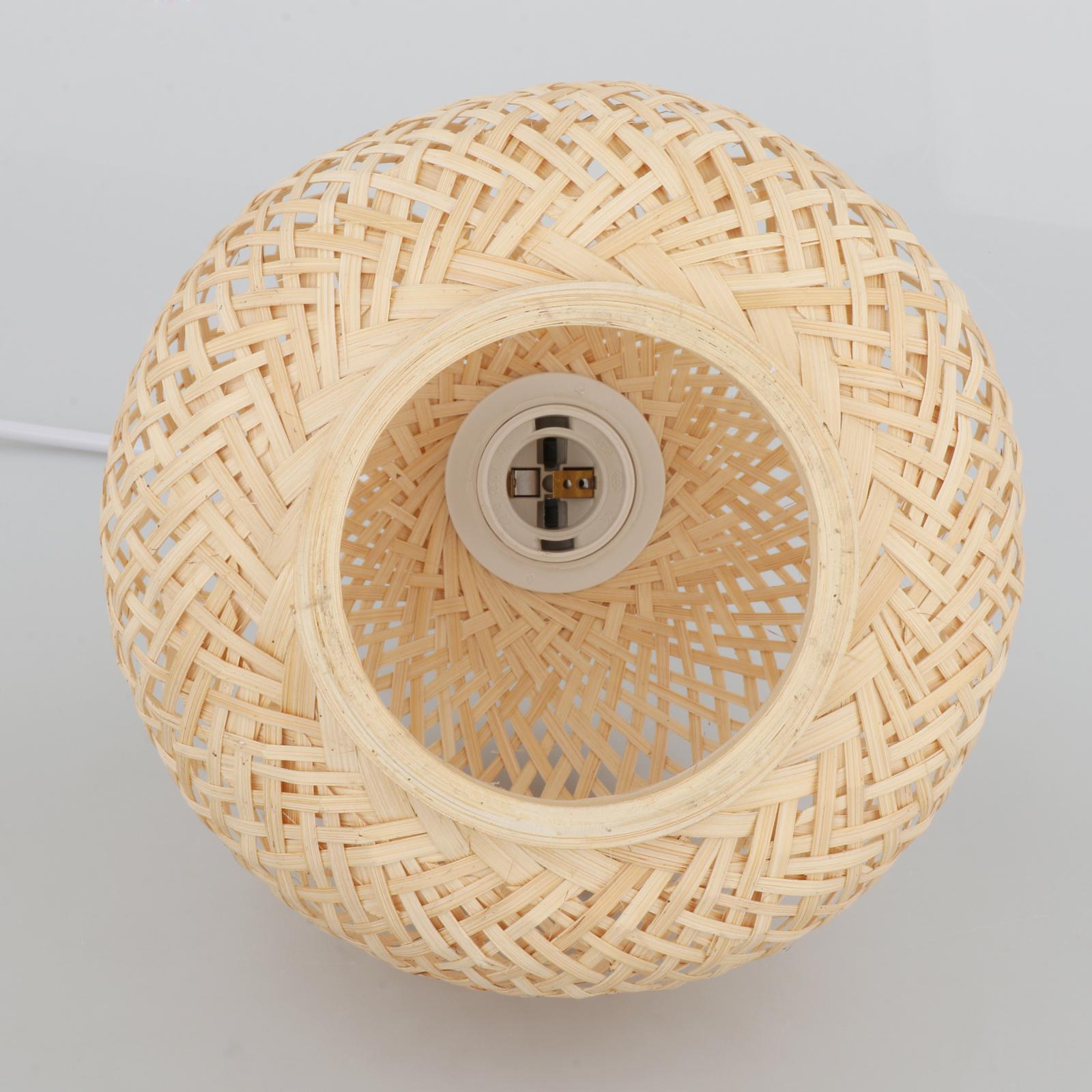 -Woven Pendant Light Fixture Hanging Light for Teahouse Farmhouse