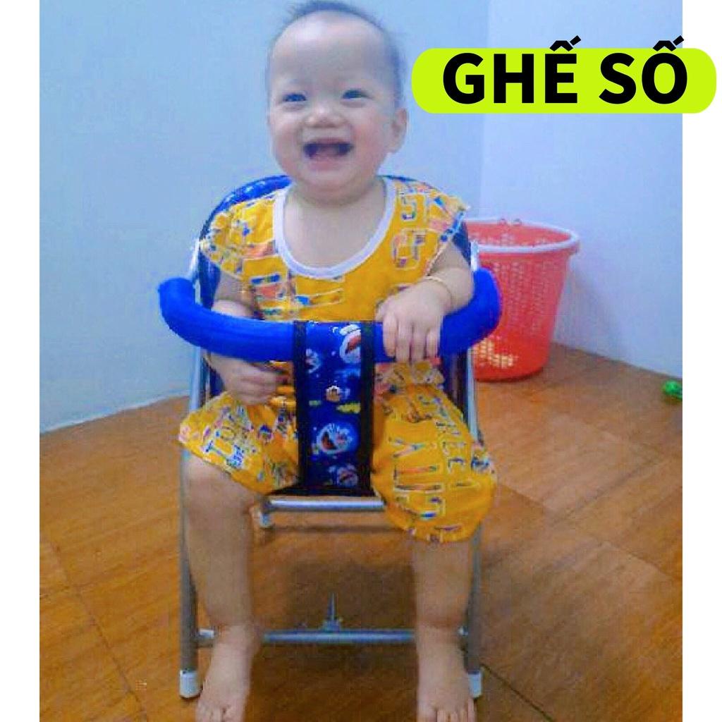 Ghế ngồi xe máy số cho bé , GHẾ SỐ XẾP SẮT SƠN TĨNH ĐIỆN
