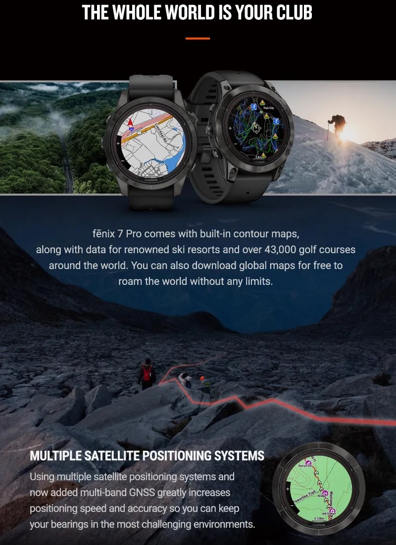 Đồng hồ Thông Minh Garmin fēnix 7S Pro Sapphire Solar - Hàng Chính Hãng