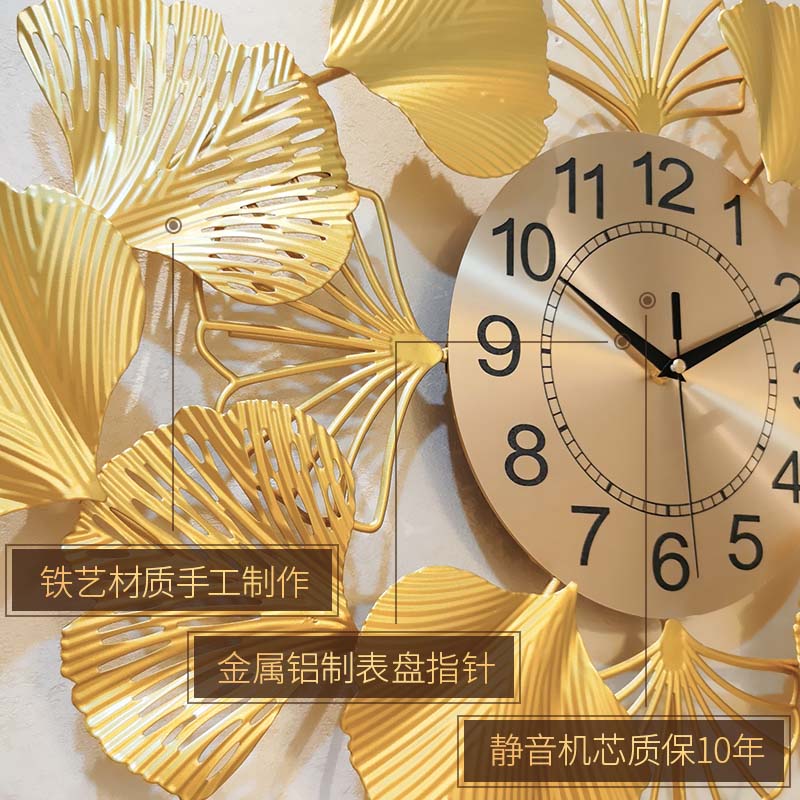 Đồng hồ treo tường trang trí C5 Đồng hồ trang trí Chim Công Đồng hồ treo tường Đồng hồ khổng tước