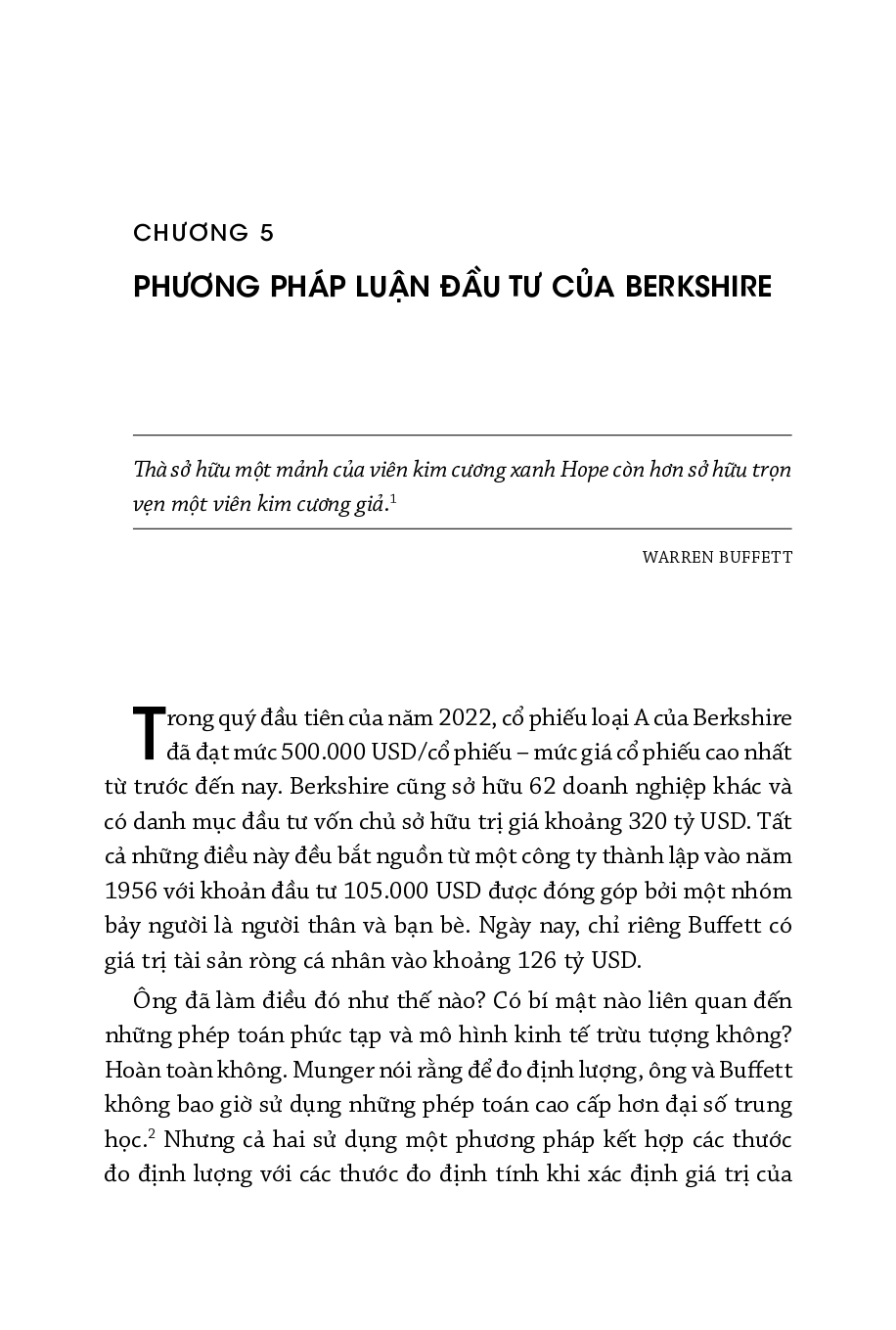Warren Buffett: Nhà đầu tư và doanh nhân khởi nghiệp