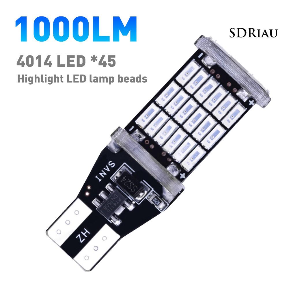 2 Bóng Đèn Led T15 W16W / 921 / 912 Cho Xe Hơi