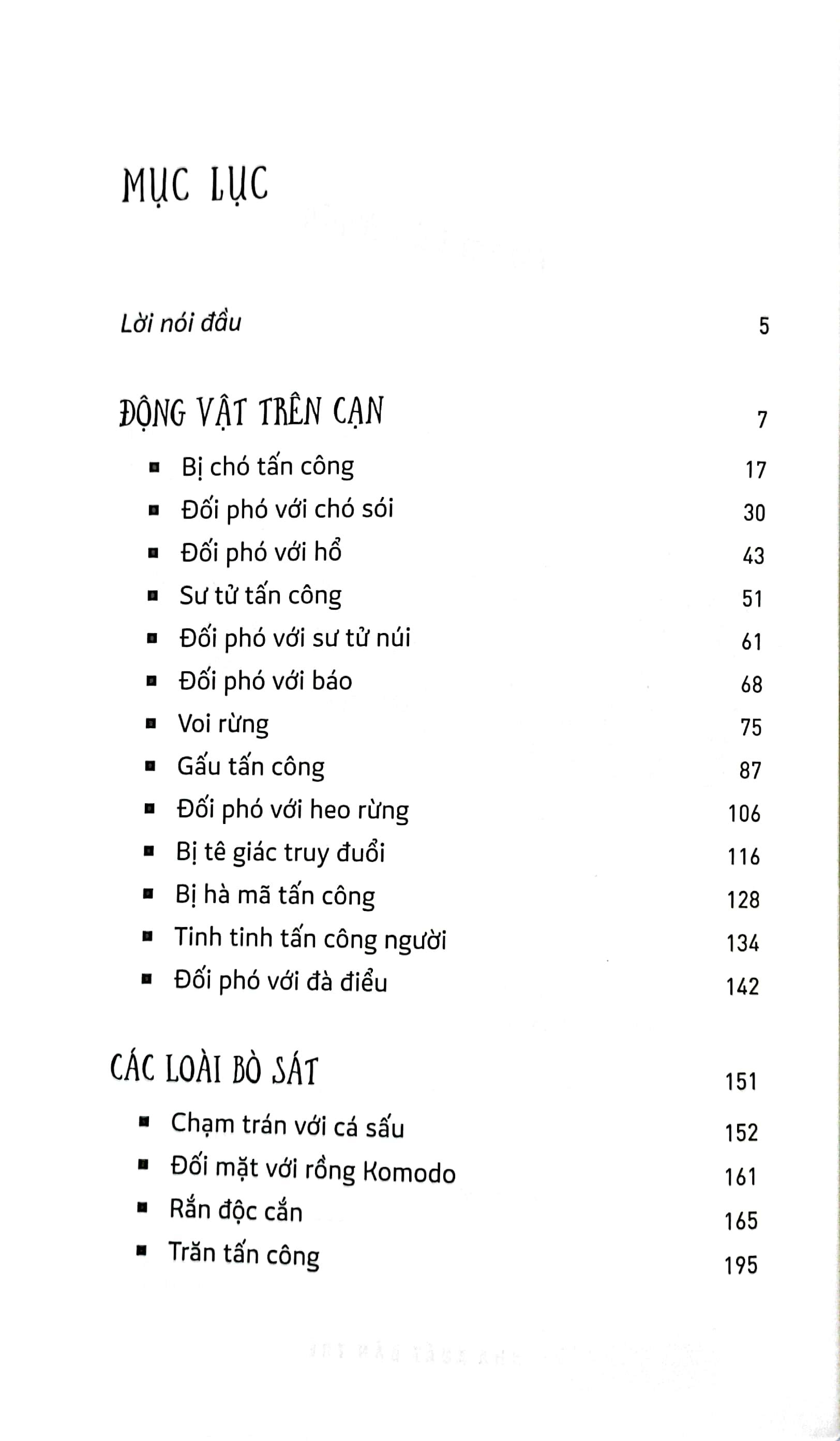 Kỹ Năng Đối Phó Thú Dữ Tấn Công