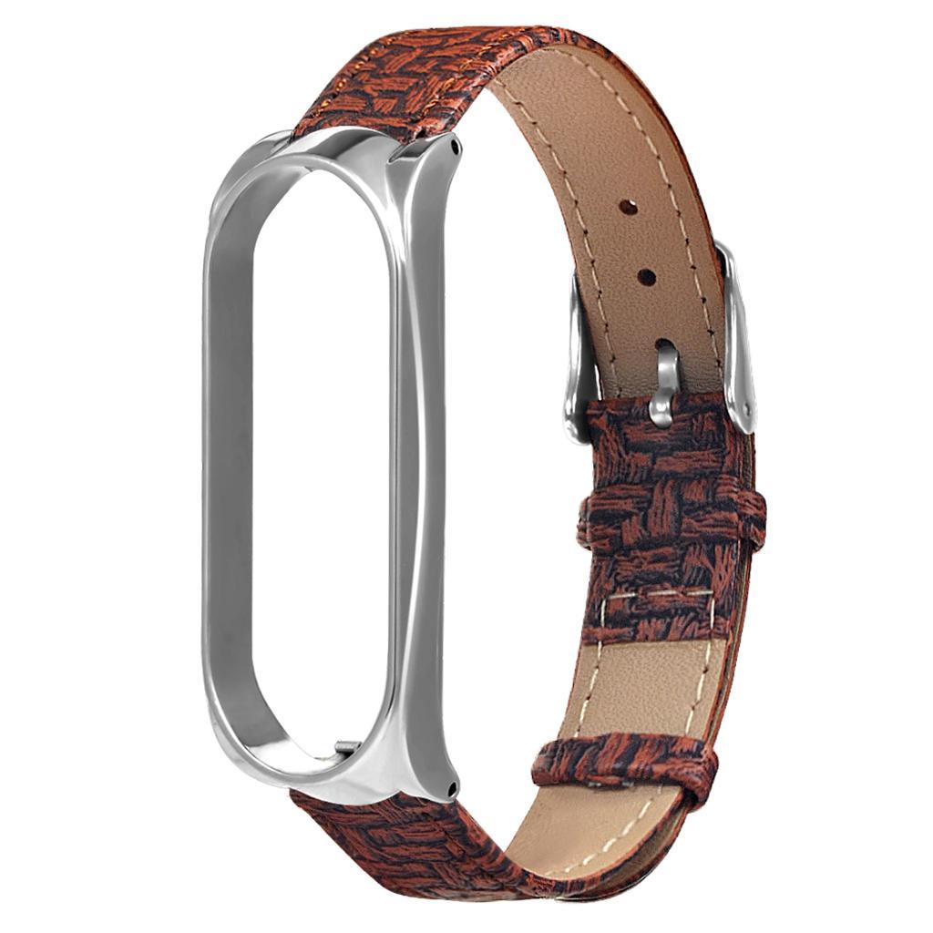 Strap Band Replacement,PU Leather Bracelet Strap Band for XIAOMI BAND 3 Smart Watch Accessories