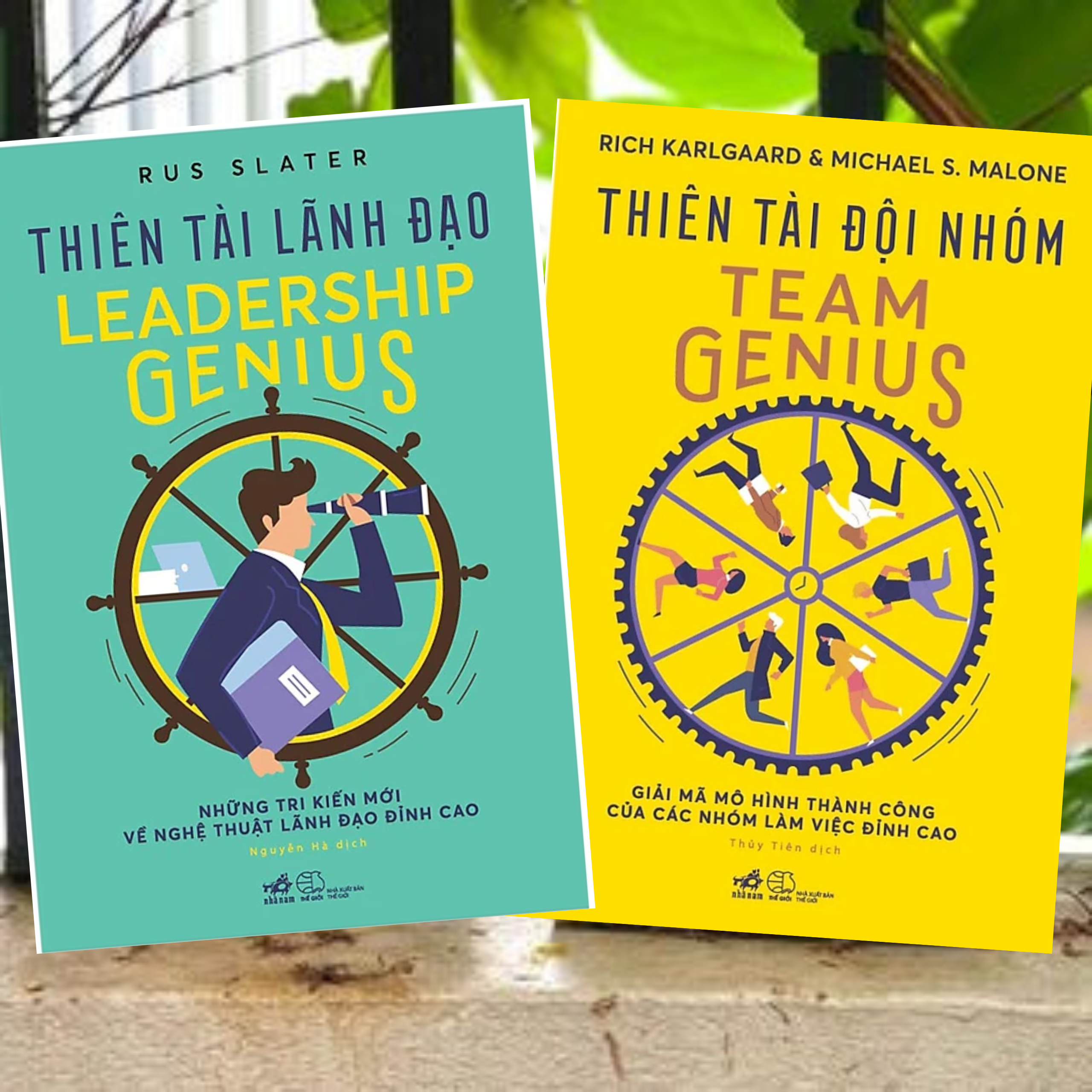 Combo 2Q Sách Kĩ Năng Làm Việc Hiệu Qủa Thiên Tài Đội Nhóm Team Genius Thiên Tài Lãnh Đạo