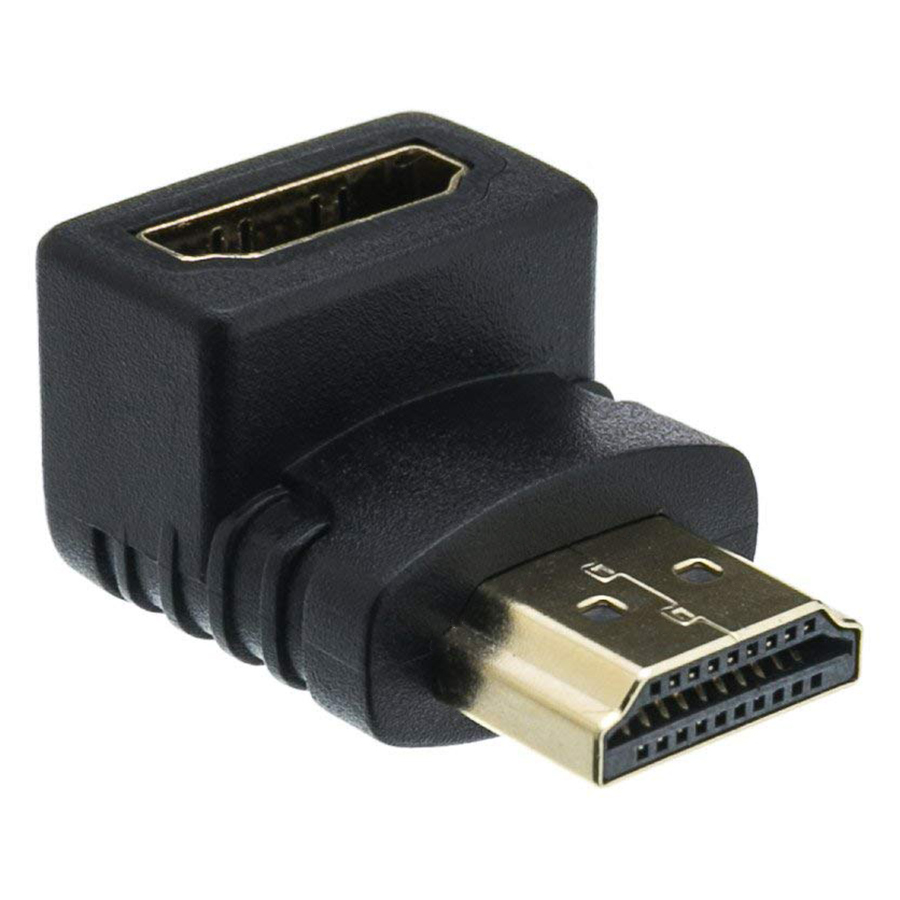 Đầu Nối HDMI Male-HDMI Female Hình Chữ L - Hàng Nhập Khẩu