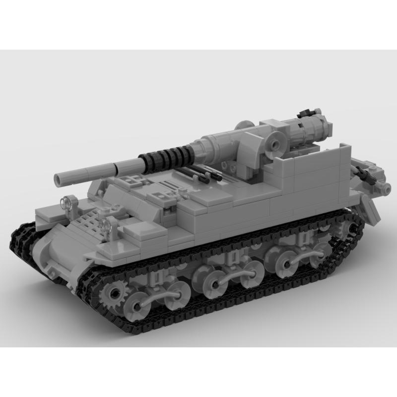 Đồ chơi lắp ráp Moc Tank M12 GMC