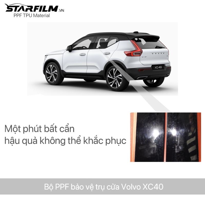 Volvo XC40 PPF TPU Trụ bóng chống xước tự hồi phục STARFILM