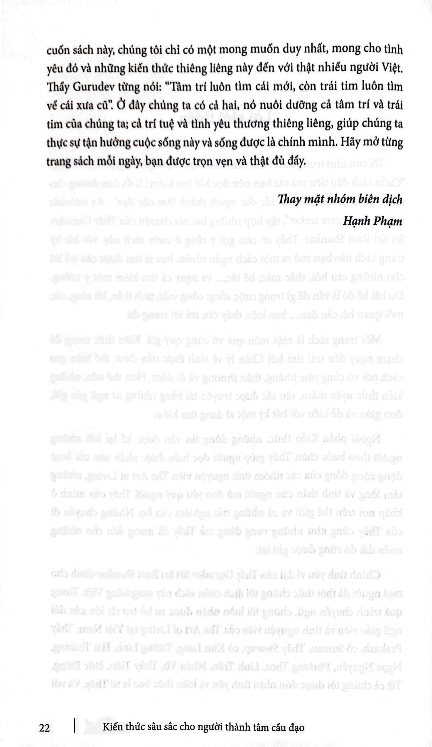 Kiến Thức Sâu Sắc Cho Người Thành Tâm Cầu Đạo