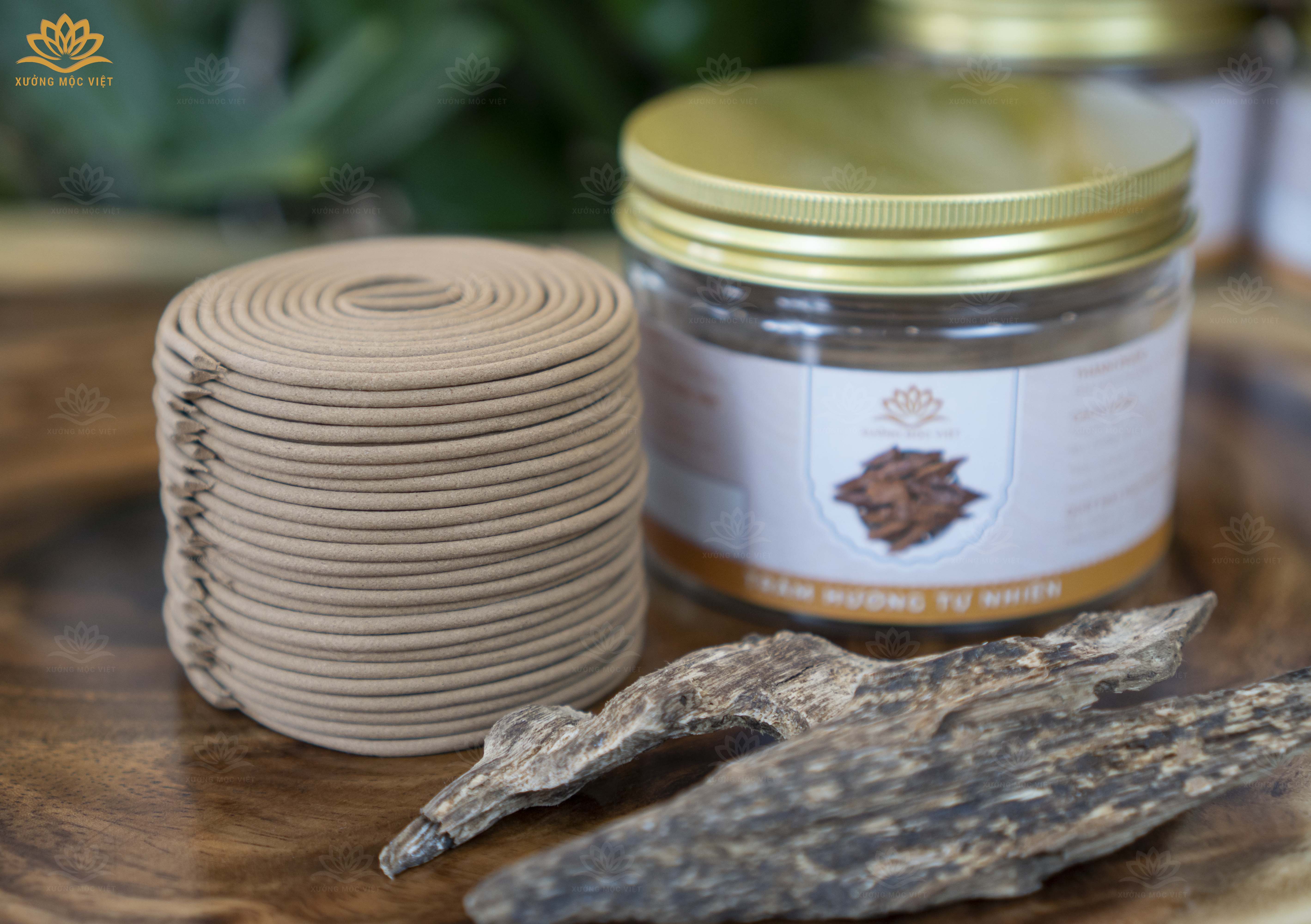 Nhang Khoanh Trầm Hương Tự Nhiên Sạch - 100% Organic Giúp Tinh Thần Thư Giãn, Giảm Căng Thẳng Với Hương Thơm Dịu Nhẹ