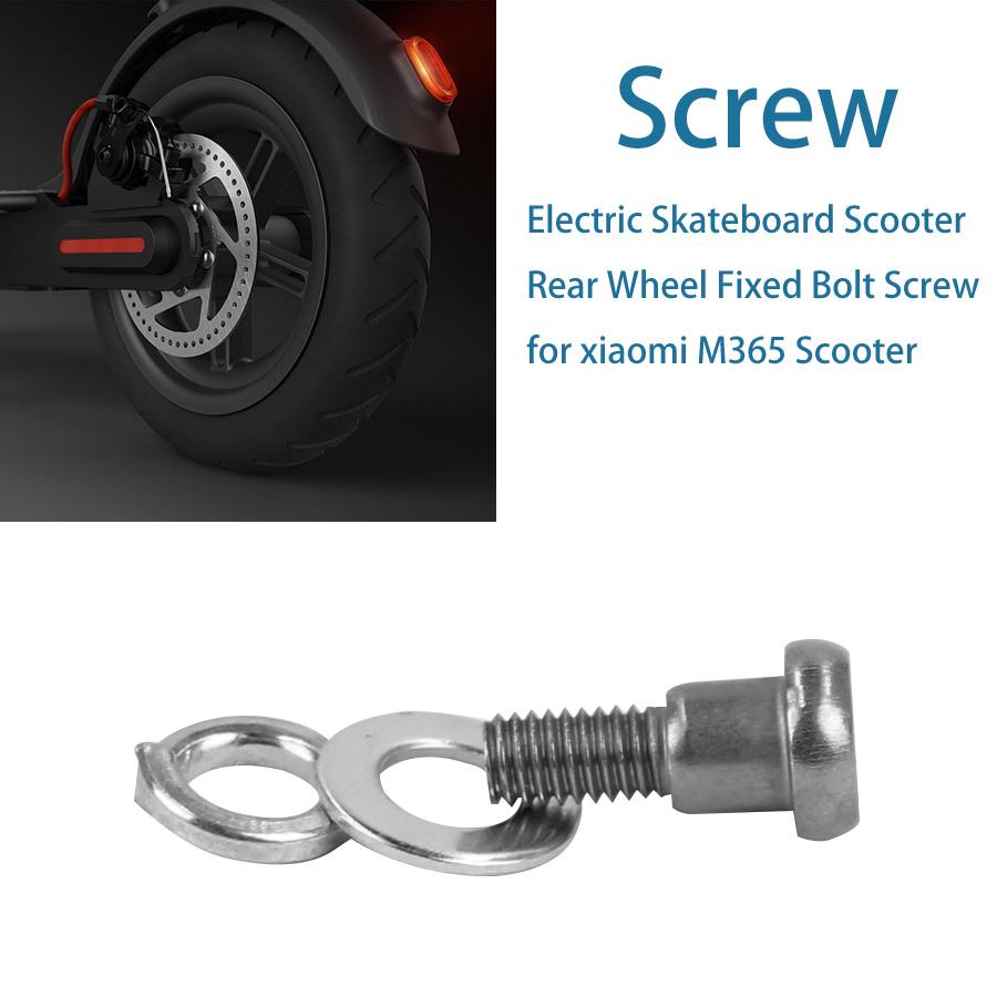 2PCS M365 Bánh sau cố định Bolt Vít cho Xiaomi M365 và Pro Electric Skateboard Wheel Wheel Color: 2 set
