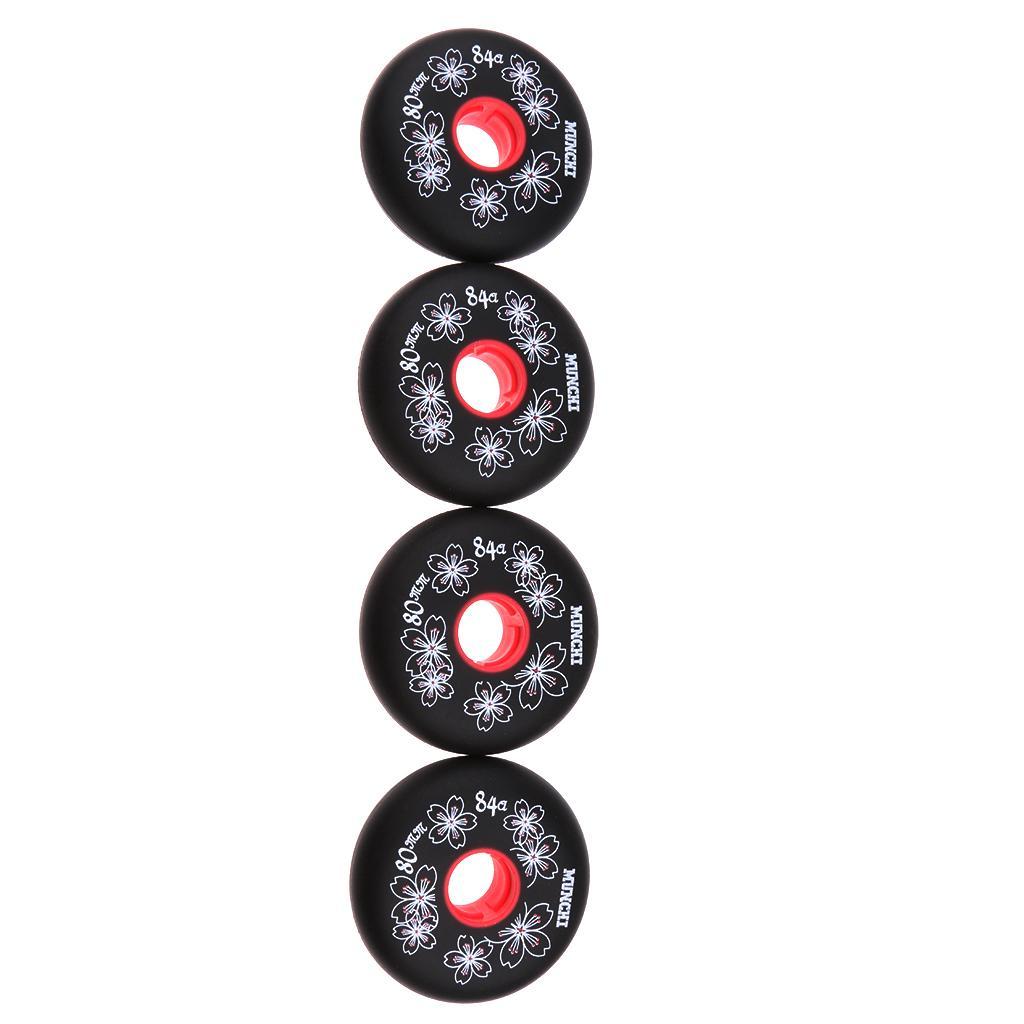 8 Pieces Inline Roller Hockey Fitness Skate Replacement Wheel 84A