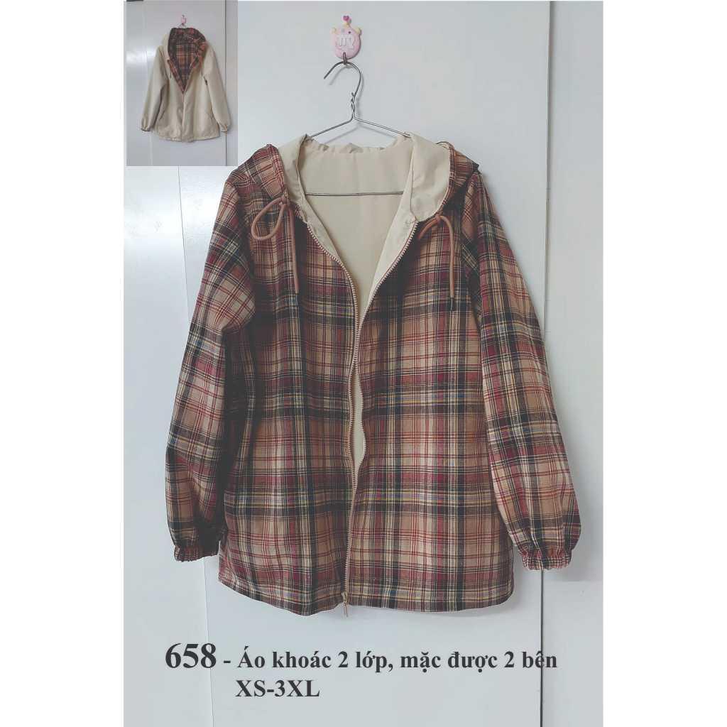 Rập giấy A0 áo khoác gió 2 lớp mã 658 - bản vẽ