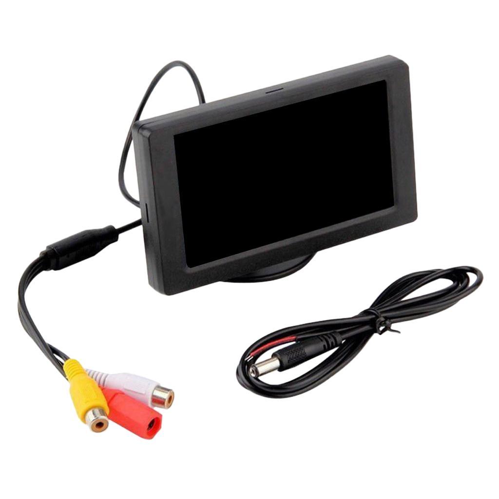 Rearview Mirror Video Vehicle Camera 4.3" LCD Display