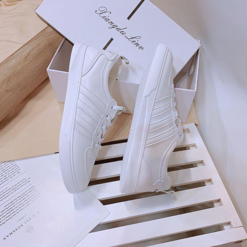 GIÀY THỂ THAO NỮ 3 VẠCH ĐEN TRẮNG HÀNG QUẢNG CHÂU