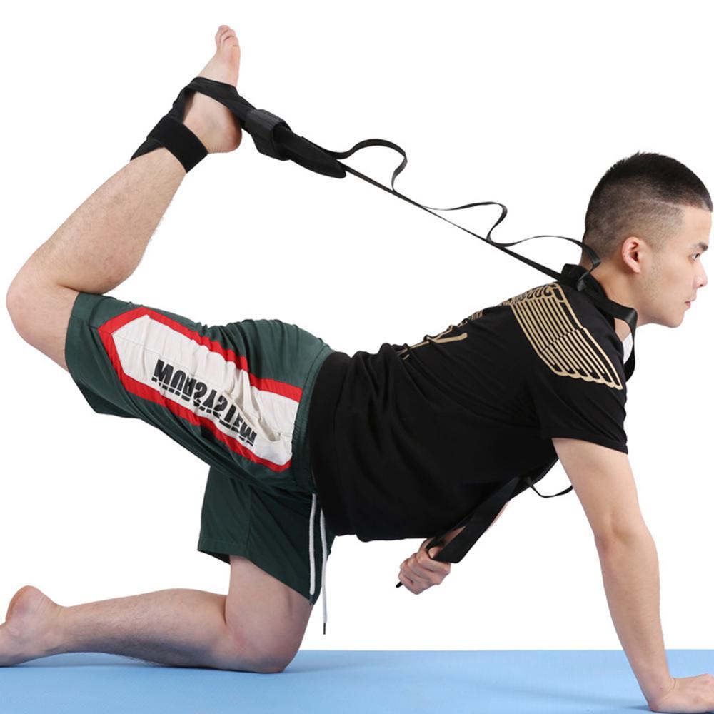Yoga kéo dài dây đeo linh hoạt kéo dài chân chân dây đeo chân nang chân kéo dài dây đai với các vòng dây chằng