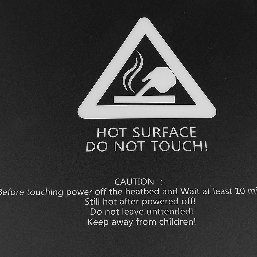 2x Reusable 3D Printer Heated Bed Build Surface Sticker 220x220mm 300x300mm