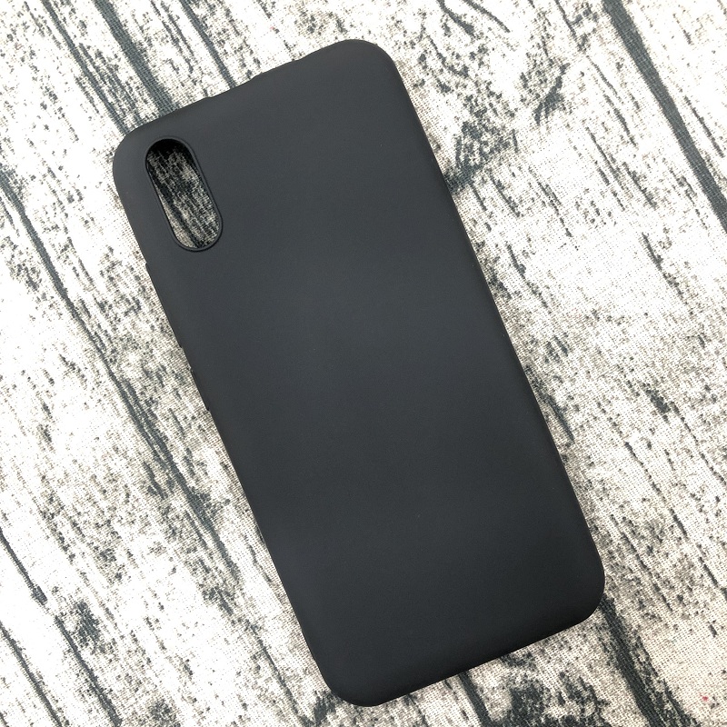 Ốp lưng silicone dẻo màu đen siêu mỏng dành cho Vsmart Bee 3