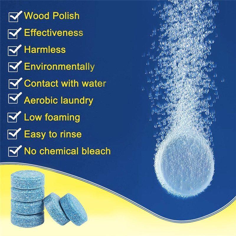 Máy tính bảng lau cửa sổ ô tô 20 cái / 10 cái Kính chắn gió đa năng Làm sạch kính Tự động rửa Chất tẩy rửa