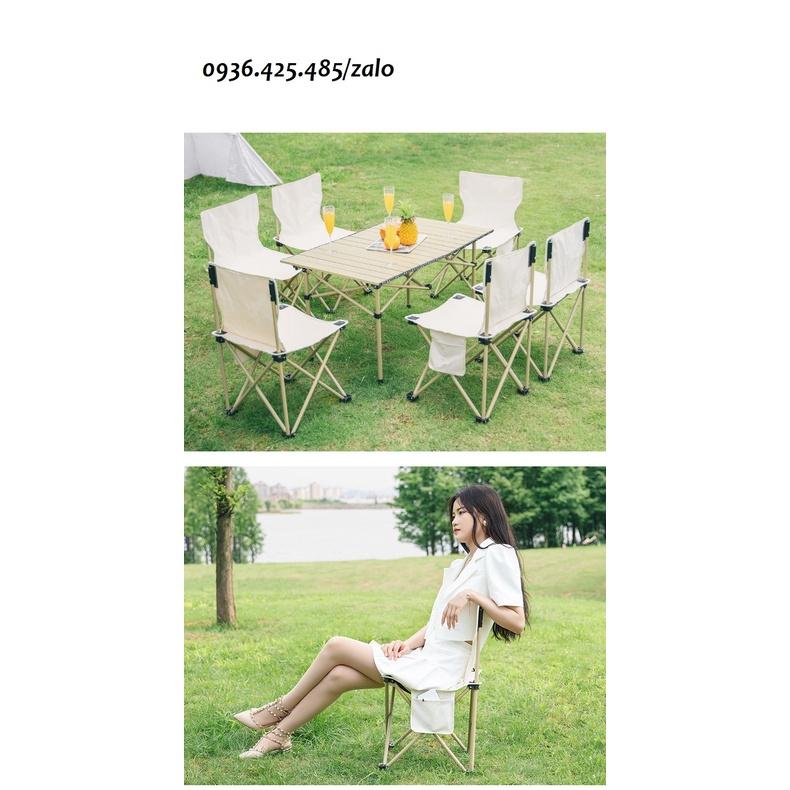 Ghế xếp siêu gọn, phù hợp đi du lịch, picnic câu cá, quán nước