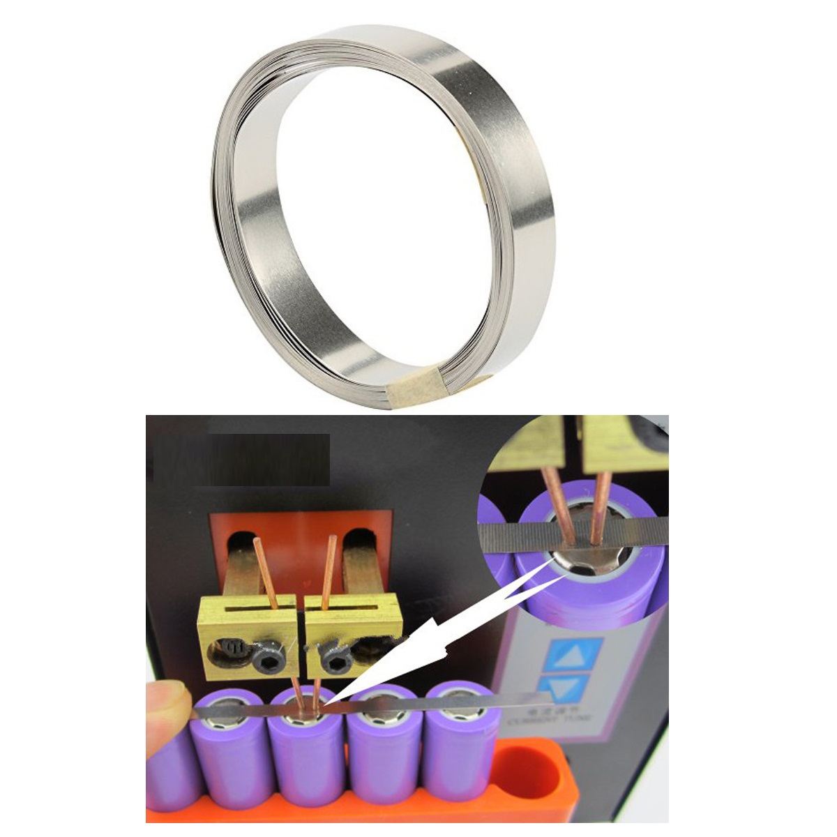 KẼM HÀN CELL PIN 0.1X7MM CHUYÊN DÙNG CHO MÁY HÀN CELL PIN