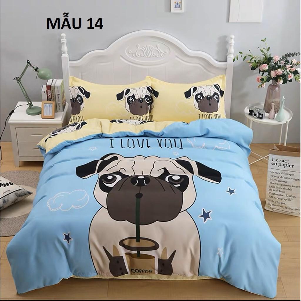 Đồ Dùng Phòng Ngủ Cho Bé Trai, Sét Chăn Ga Gối COTTON TINA 4 Món -PP3051