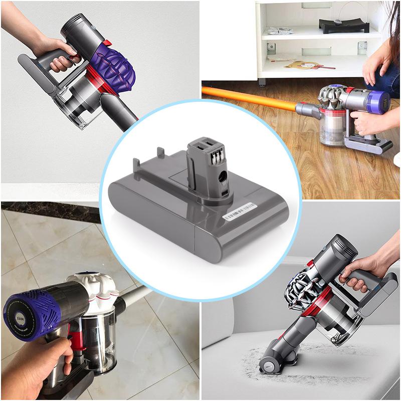 Pin chân không Li-ion 22.2V 3000mAh cho Dyson DC35, DC45 DC31, DC34, DC44, DC31 Animal, DC35 Animal,917083-01 Màu sắc: 4000mAh