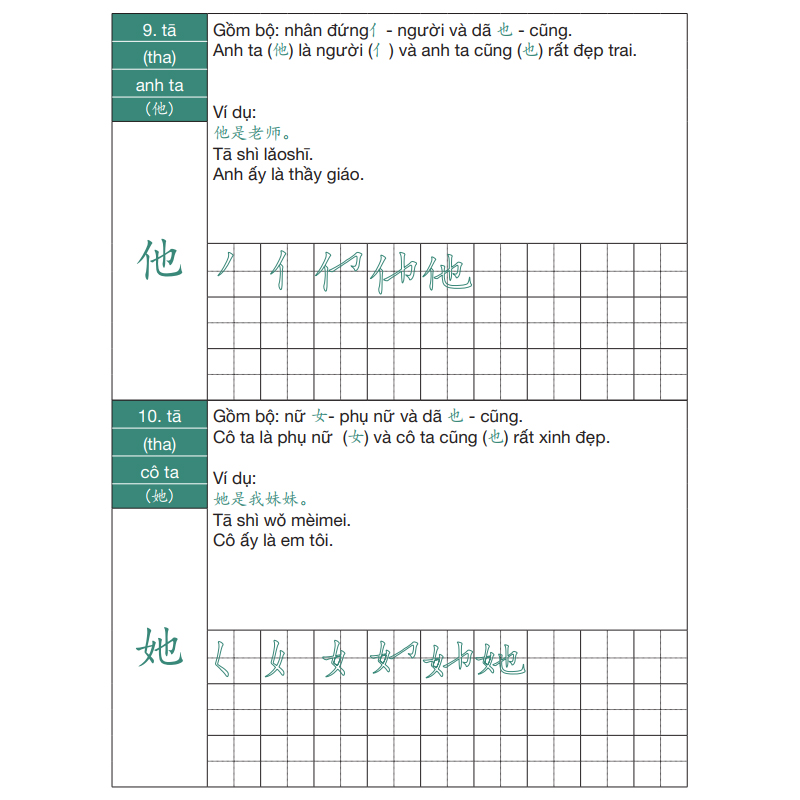 Sách - Combo Giáo Trình Hán ngữ 1+2 Phiên Bản Mới Phạm Dương Châu Và Luyện Nhớ Chữ Hán Tập 1 (sách giáo khoa + luyện nhớ chữ) - Kèm Audio Chuẩn Giọng Bản Xứ