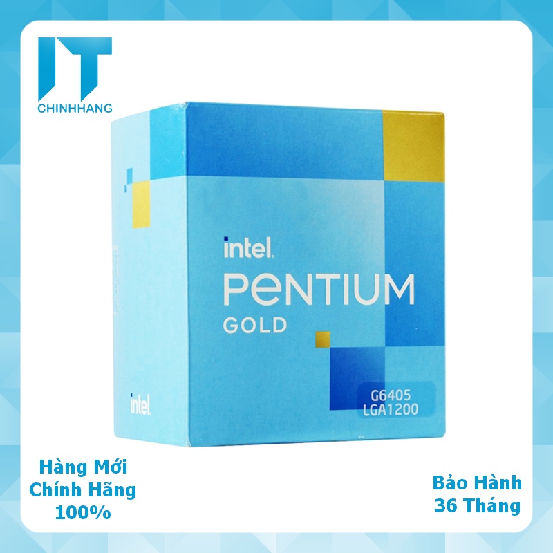 Bộ Vi Xử Lý CPU Intel Pentium G6405 Full Box - Hàng Chính Hãng