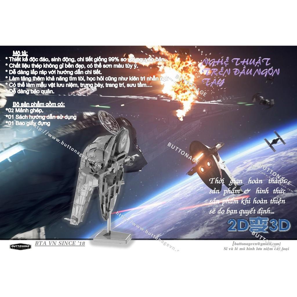 Mô Hình Lắp Ráp 3d Phi Thuyền Tuần Tra Slave I