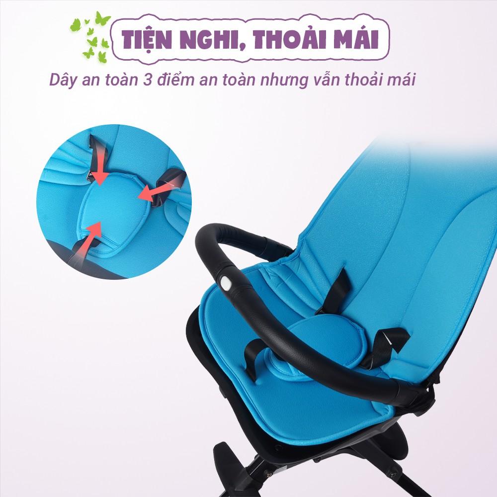 Xe đẩy du lịch gập gọn 2 chiều giảm xóc cao cấp Qatta S113 - Joovy - Xe đẩy đảo chiều