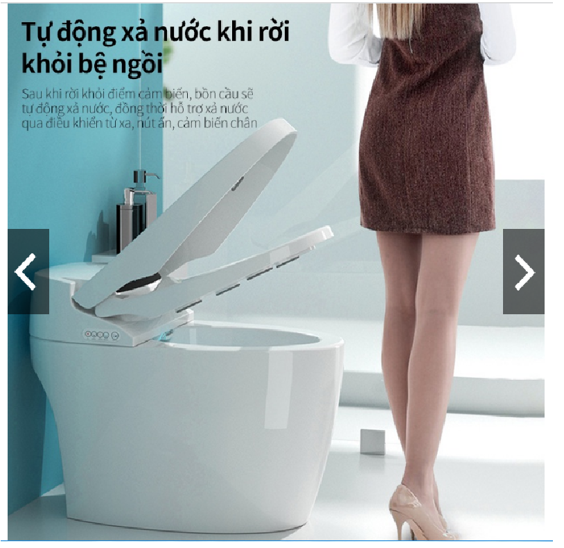 Bồn cầu thông minh Enic MOMAKEPCLCO phiên bản cao nhất B012 bồn cầu Rada tự động xịt rửa đa chức năng