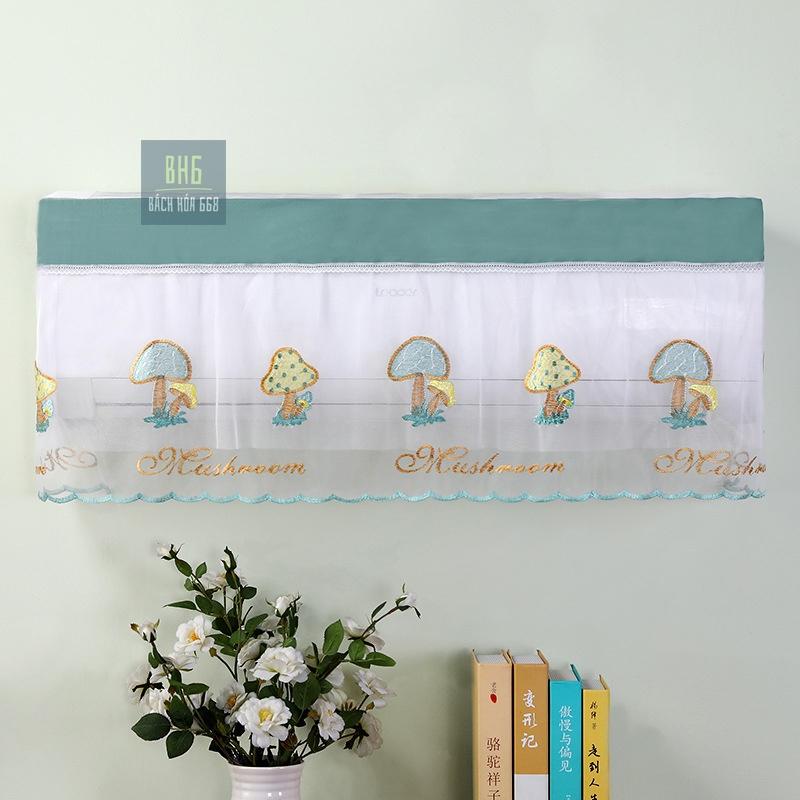 Tấm che bụi bọc điều hòa họa tiết vải ren dễ thương - Mẫu ngẫu nhiên