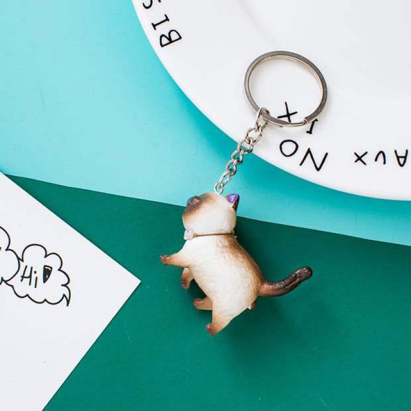 Móc Khóa 9 Mèo  Bộ Siêu Tập Key Chain_ Hàng Chính Hãng