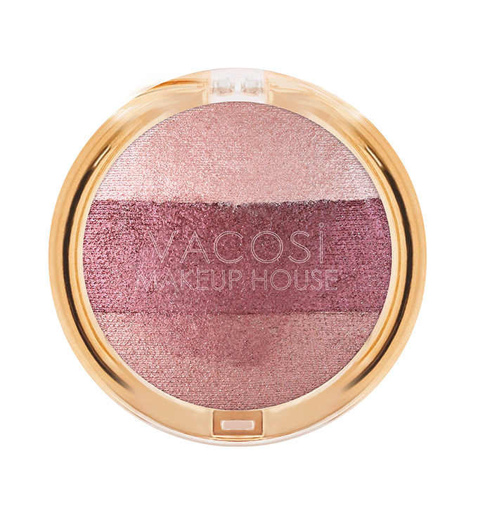 VACOSI Phấn mắt 3 màu Natural Studio Trio Eyeshadow 5g