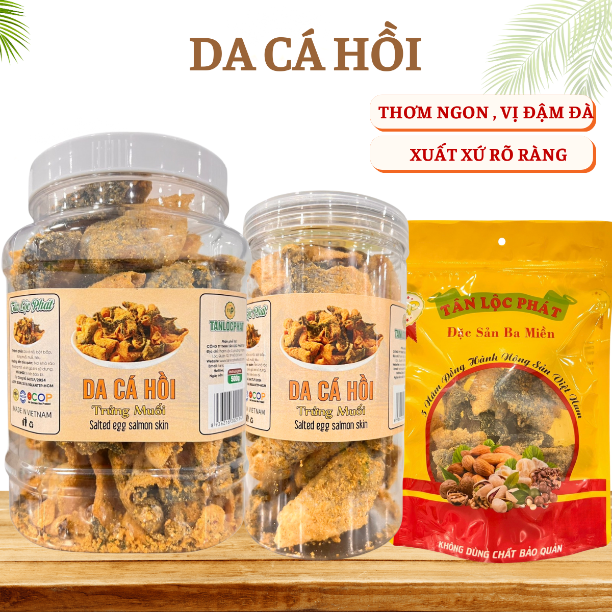 DA CÁ HỒI TÂN LỘC PHÁT - HŨ 400G