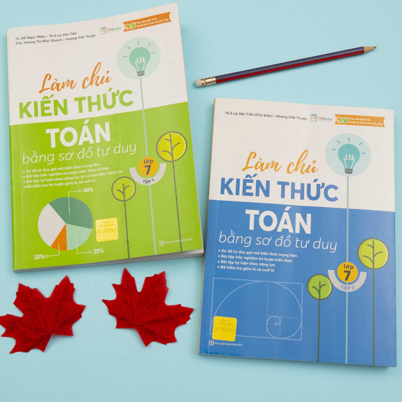 Sách - Làm chủ kiến thức Toán bằng sơ đồ tư duy – Lớp 7 - MC