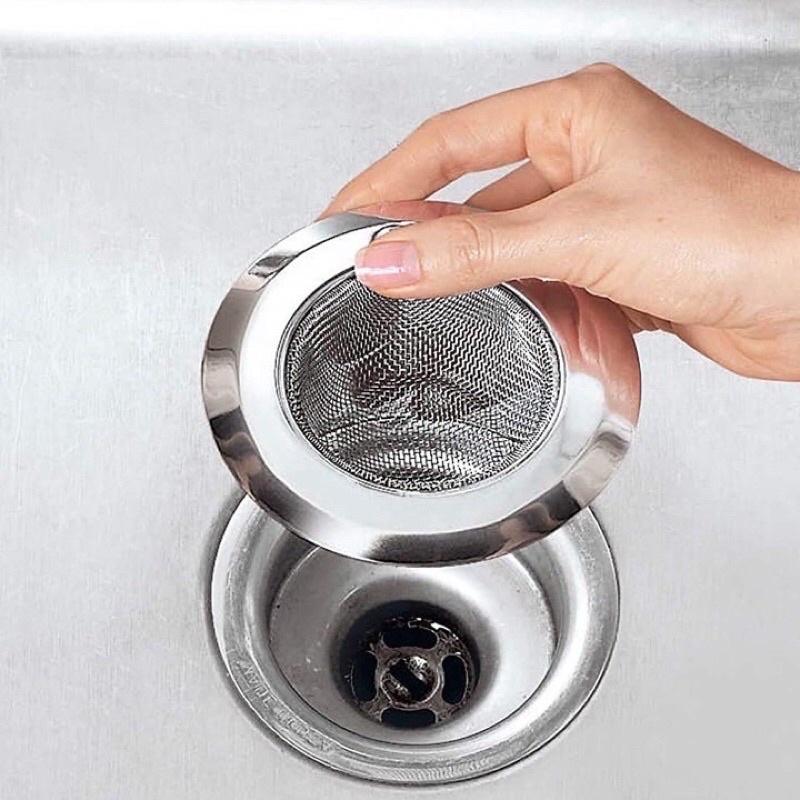 Lưới lọc rác bồn rửa bát inox không rỉ cao cấp chống tắc nghẽn hiệu quả