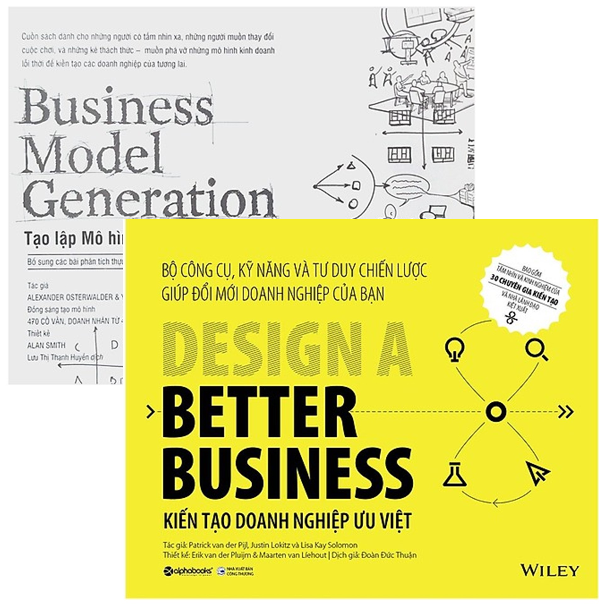 Hình ảnh Combo Sách Xây Dựng Doanh Nghiệp : Business Model Generation - Tạo Lập Mô Hình Kinh Doanh + Kiến Tạo Doanh Nghiệp Ưu Việt