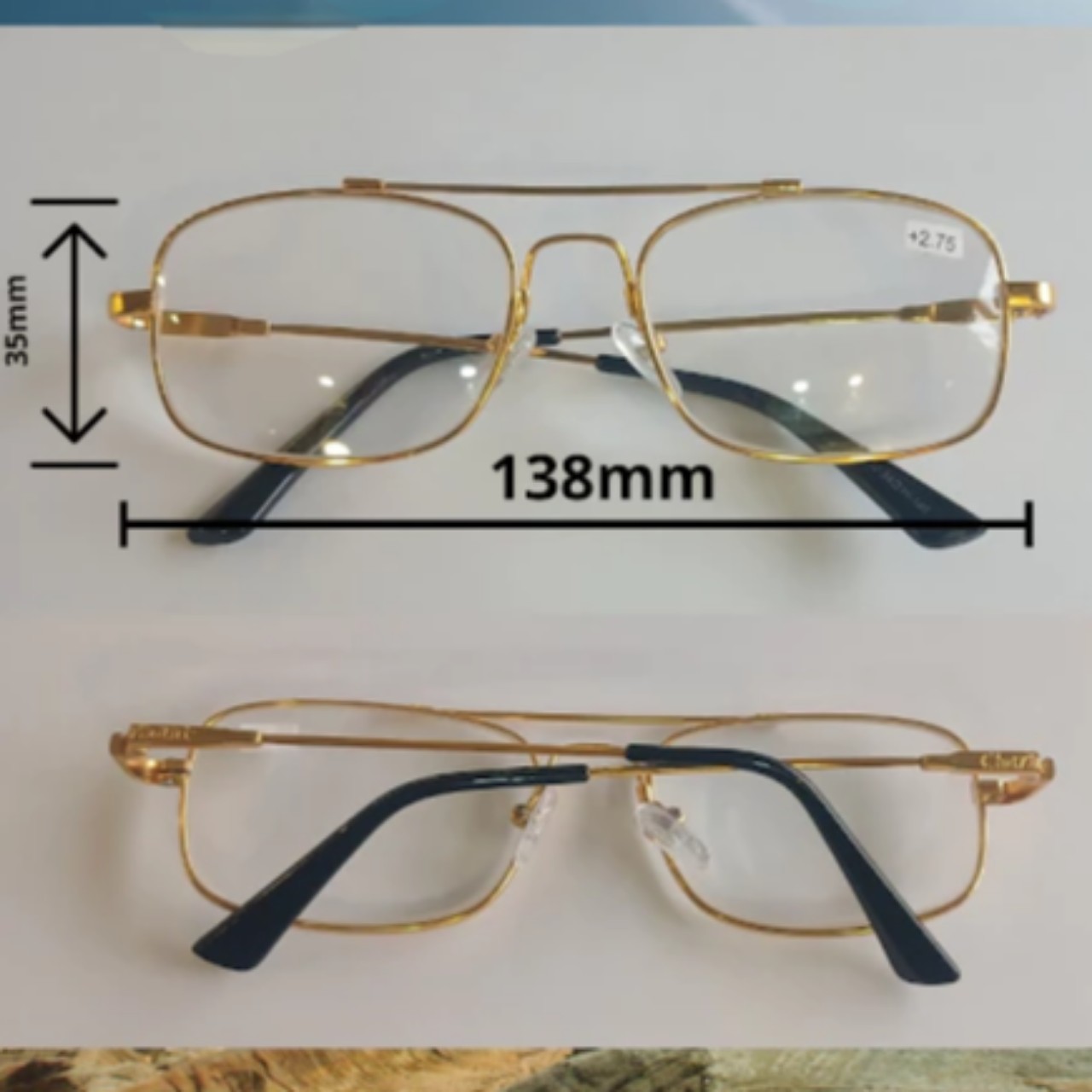 Kính lão gọng dẻo có độ 0.5-4 độ cho người già kính viễn thị gọng titan