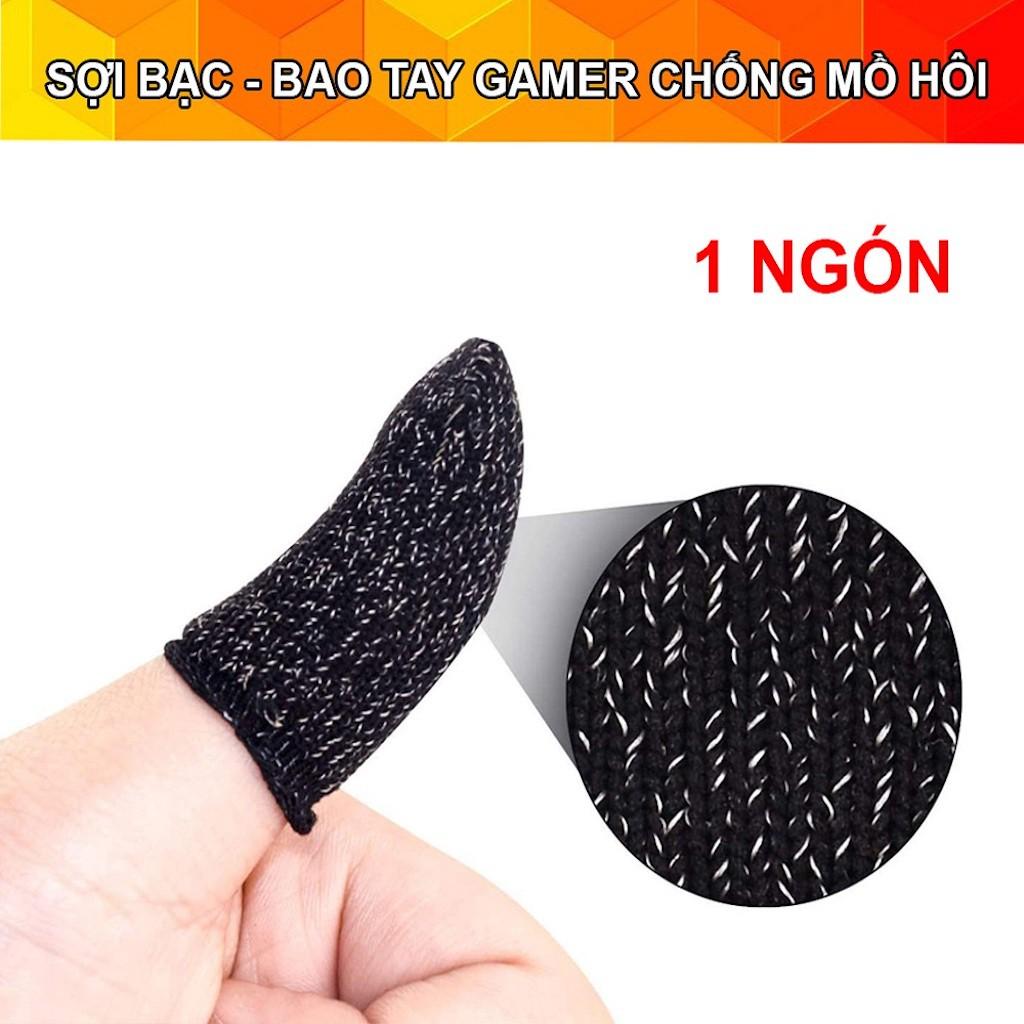 Bao/Găng tay cảm ứng chống mồ hôi chơi game mobile FF, PUBG, Liên quân Mobile chống trơn trượt tháo tác mượt dễ dàng