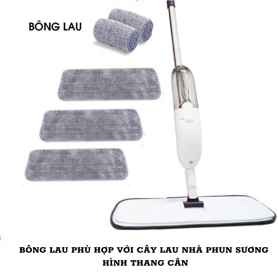 COMBO BÔNG LAU NHÀ THAY THẾ CHO CÂY XỊT NƯỚC