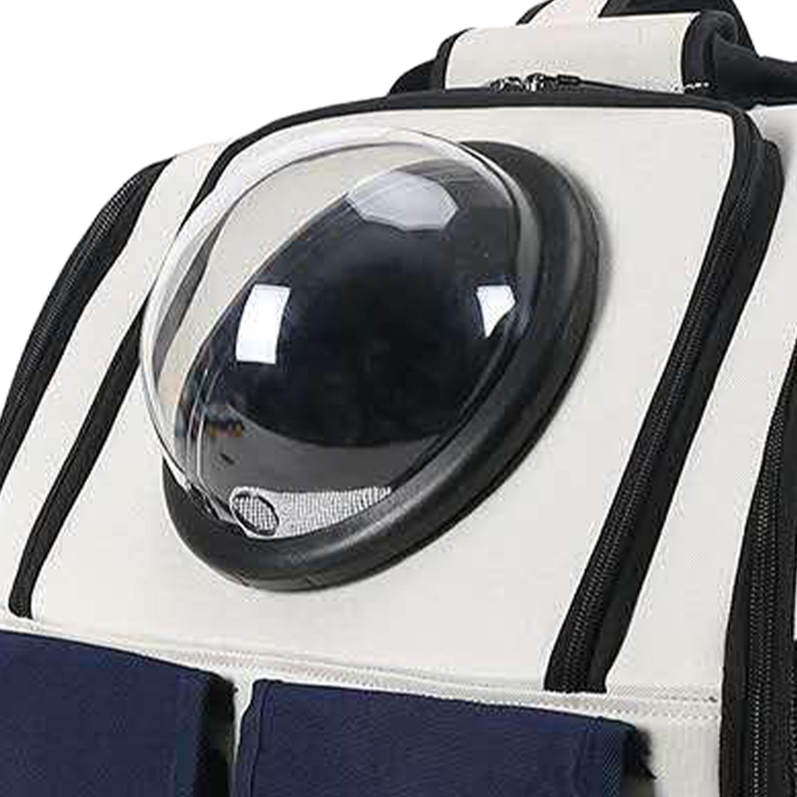 Pet Cat Carrier Backpack Ventilated Breathable Capsule Shoulder Bag Mesh