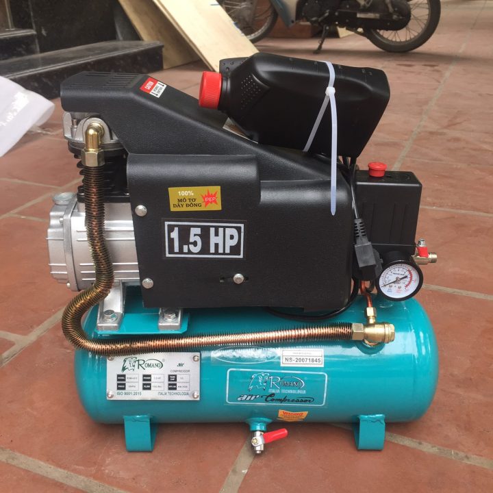 MÁY NÉN KHÍ CÓ DẦU LIỀN TRỤC 12L ROMANO RM4212 - HÀNG CHÍNH HÃNG